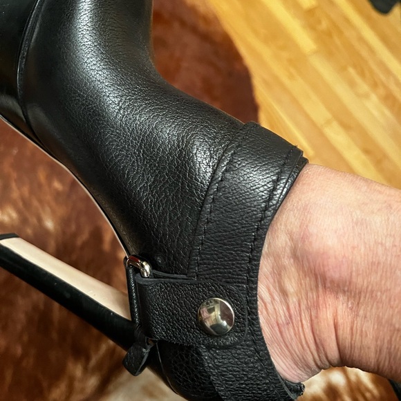 Miu Miu high heel platform zippered biker booties 8 - Picture 3 of 15